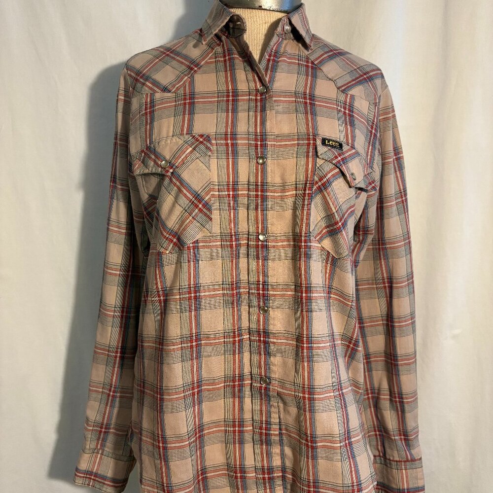 Vintage 70s Lee Western Pearlized Snap Shirt